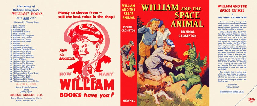 Item #19420 William and the Space Animal. Richmal Crompton.