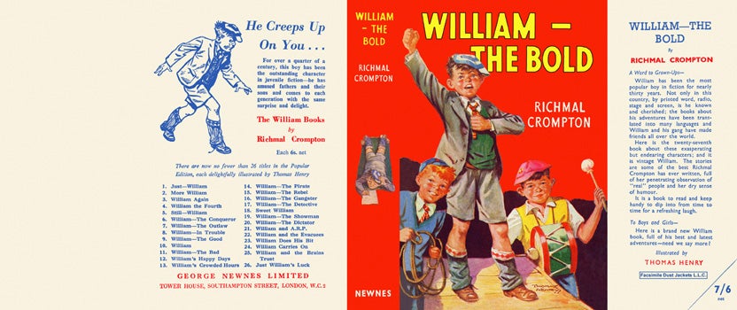 Item #19423 William the Bold. Richmal Crompton