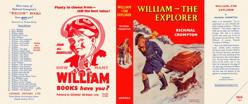 Item #19424 William the Explorer. Richmal Crompton