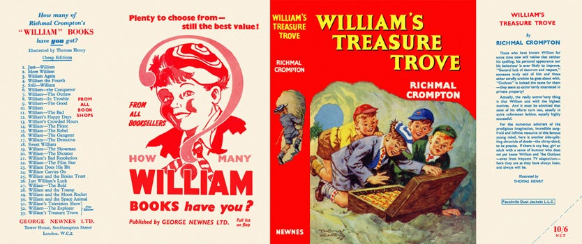 Item #19428 William's Treasure Trove. Richmal Crompton