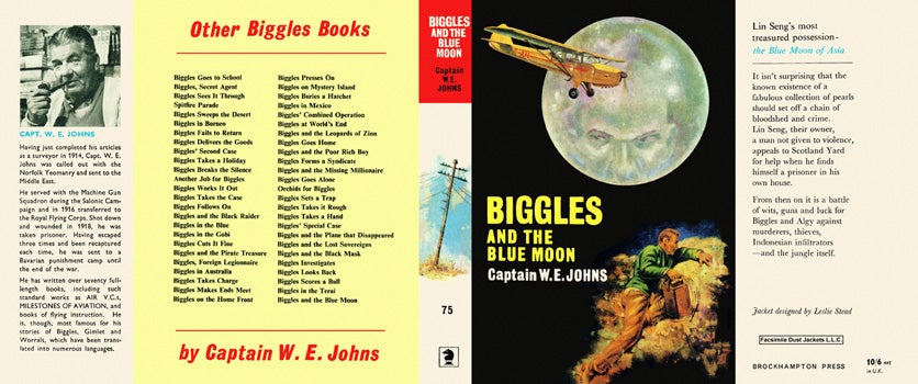 Item #19453 Biggles and the Blue Moon. Captain W. E. Johns.
