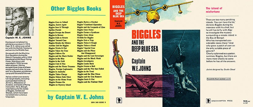 Item #19455 Biggles and the Deep Blue Sea. Captain W. E. Johns.