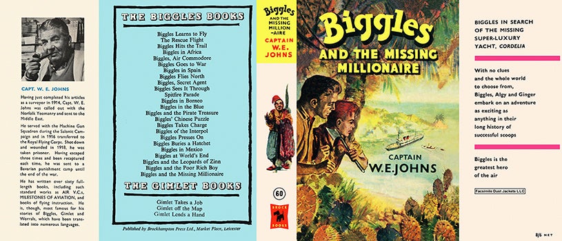 Item #19459 Biggles and the Missing Millionaire. Captain W. E. Johns