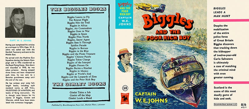 Item #19463 Biggles and the Poor Rich Boy. Captain W. E. Johns.