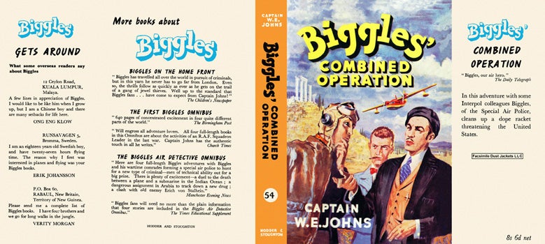 Item #19466 Biggles' Combined Operation. Captain W. E. Johns.