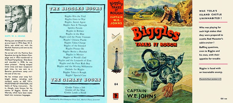Item #19483 Biggles Takes It Rough. Captain W. E. Johns.