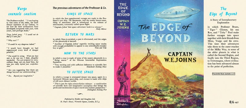 Item #19486 Edge of Beyond, The. Captain W. E. Johns
