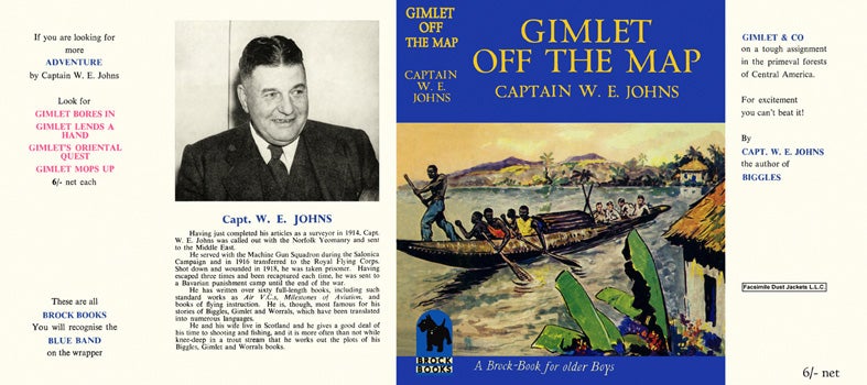 Item #19492 Gimlet Off the Map. Captain W. E. Johns