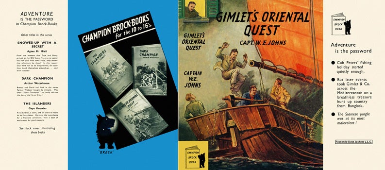 Item #19494 Gimlet's Oriental Quest. Captain W. E. Johns.