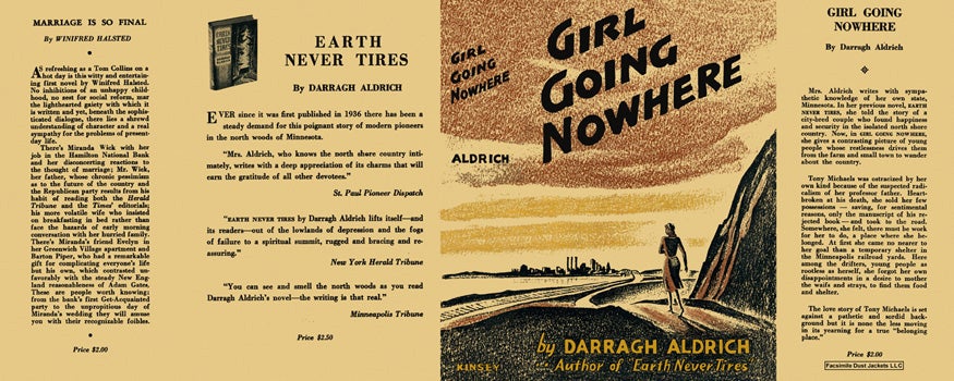 Item #19524 Girl Going Nowhere. Darragh Aldrich