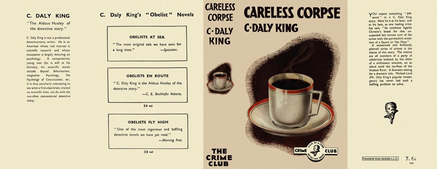 Item #1960 Careless Corpse. C. Daly King