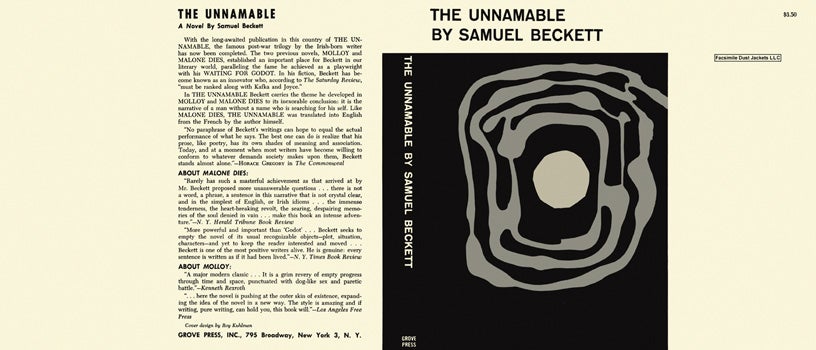 Item #19619 Unnamable, The. Samuel Beckett