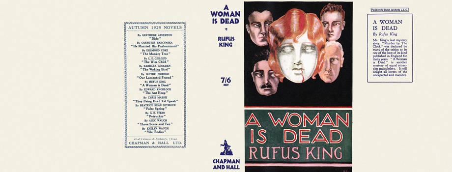 Item #1966 Woman Is Dead, A. Rufus King.