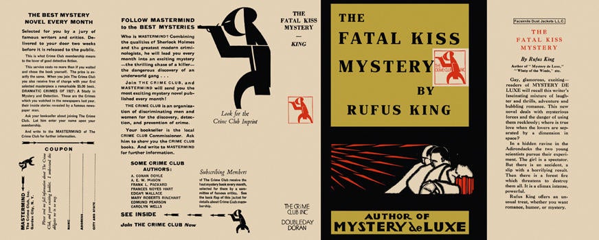 Item #1970 Fatal Kiss Mystery, The. Rufus King.