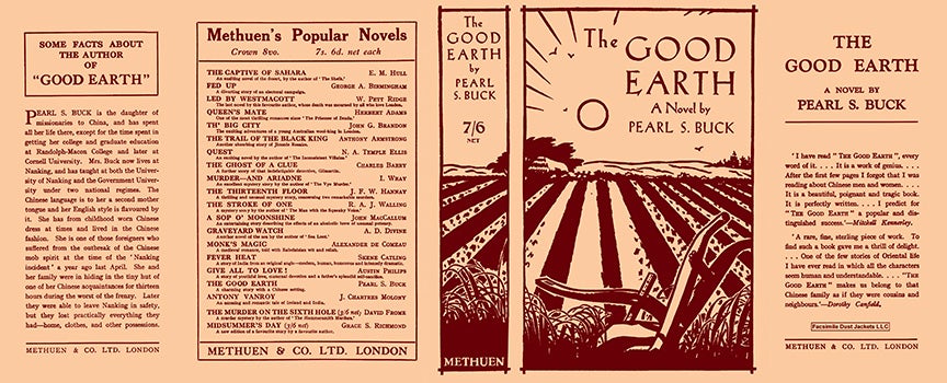 Item #19722 Good Earth, The. Pearl S. Buck