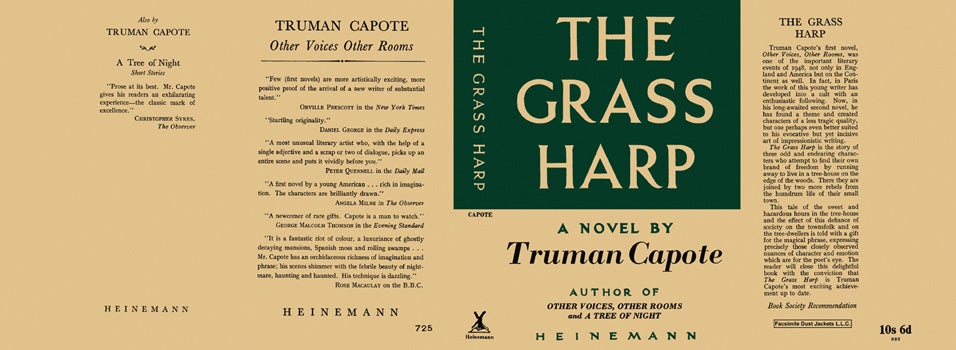 Item #19756 Grass Harp, The. Truman Capote.