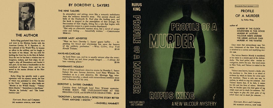 Item #1981 Profile of a Murder. Rufus King