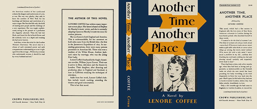 Item #19823 Another Time, Another Place. Lenore Coffee