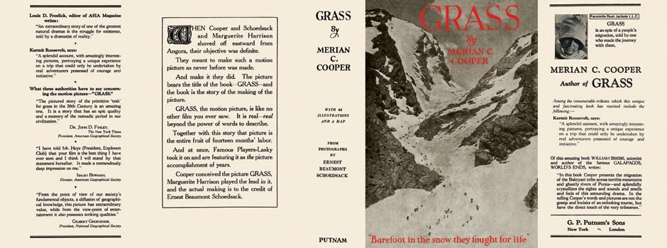 Item #19844 Grass. Merian C. Cooper.