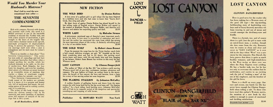 Item #19893 Lost Canyon. Clinton Dangerfield