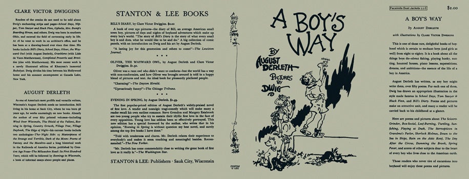Item #19922 Boy's Way, A. August Derleth, Clare Victor Dwiggins