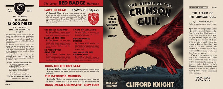 Item #1994 Affair of the Crimson Gull, The. Clifford Knight