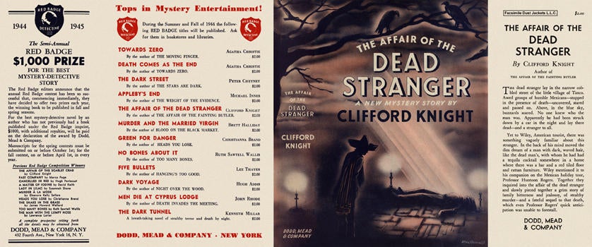 Item #1995 Affair of the Dead Stranger, The. Clifford Knight