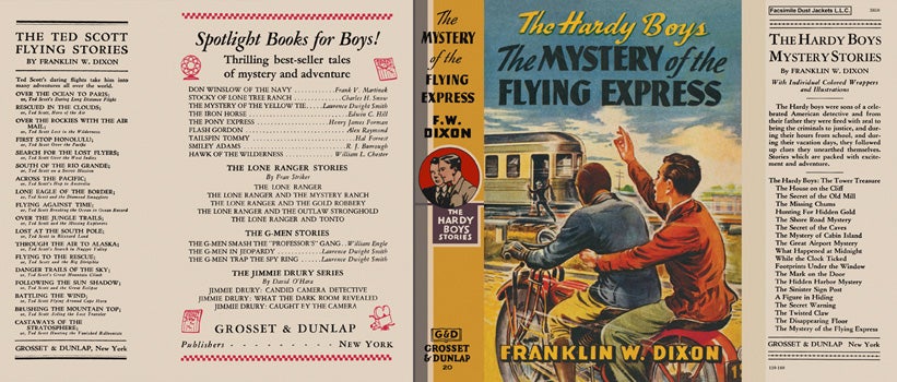 Item #19952 Hardy Boys #20: Mystery of the Flying Express, The. Franklin W. Dixon.
