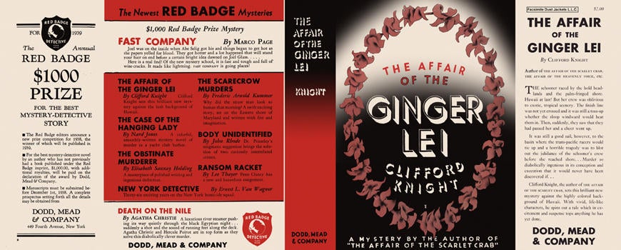 Item #1997 Affair of the Ginger Lei, The. Clifford Knight