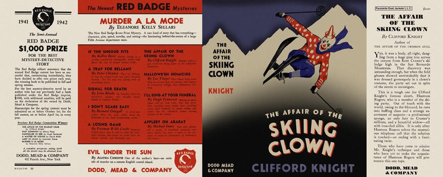 Item #2004 Affair of the Skiing Clown, The. Clifford Knight