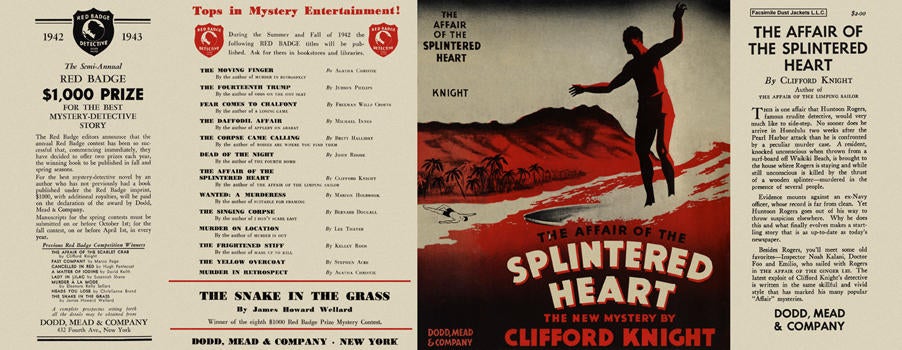 Item #2005 Affair of the Splintered Heart, The. Clifford Knight