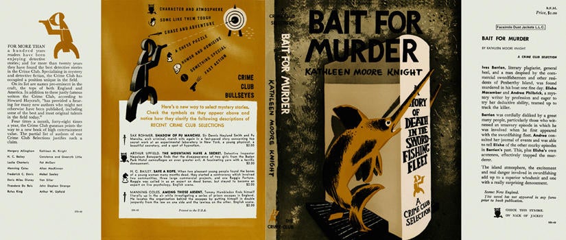 Item #2007 Bait for Murder. Kathleen Moore Knight.