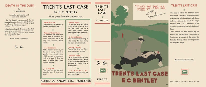 Item #201 Trent's Last Case. E. C. Bentley.