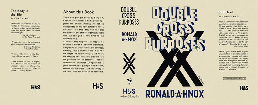 Item #2021 Double Cross Purposes. Ronald A. Knox