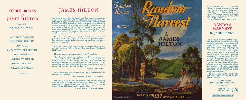 Item #20274 Random Harvest. James Hilton
