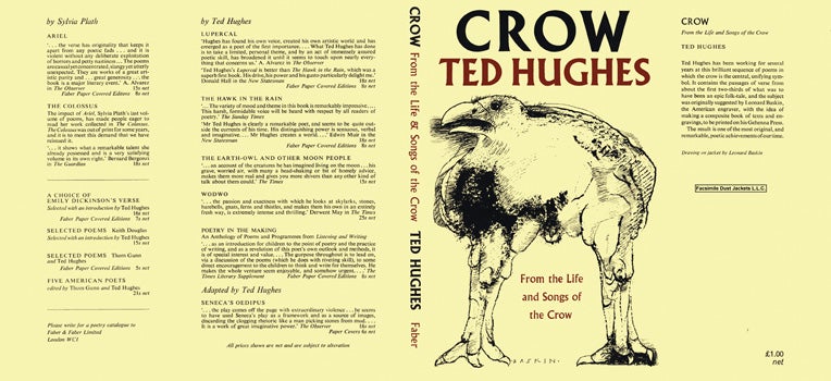 Item #20309 Crow. Ted Hughes