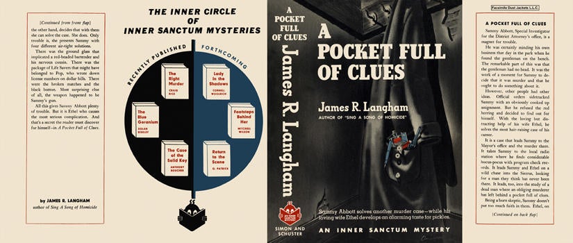 Item #2036 Pocket Full of Clues, A. James R. Langham.