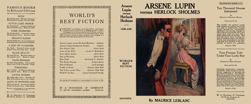 Item #2055 Arsene Lupin Versus Herlock Sholmes. Maurice LeBlanc.