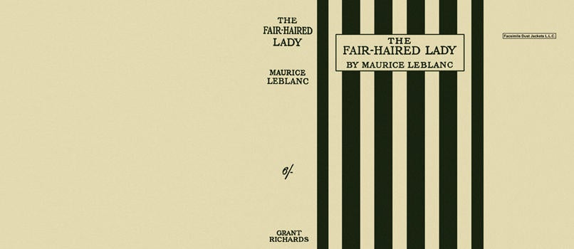 Item #2058 Fair-Haired Lady, The. Maurice LeBlanc
