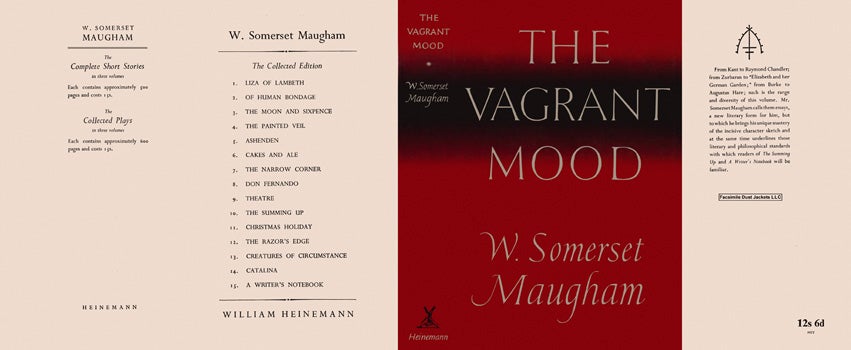 Item #20649 Vagrant Mood, The. W. Somerset Maugham.