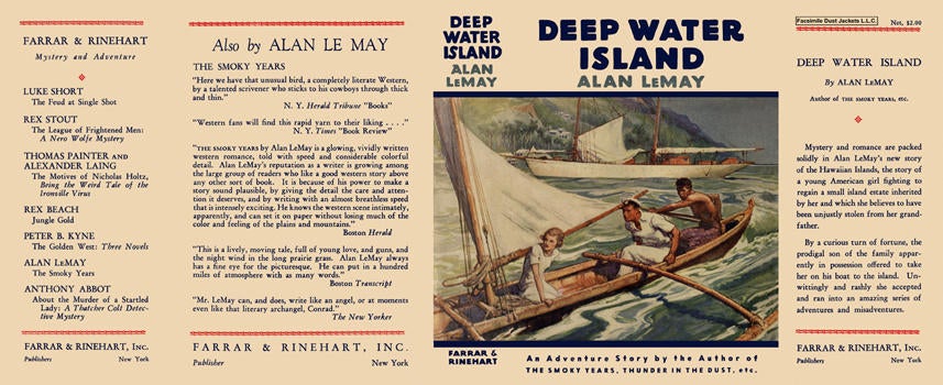 Item #2067 Deep Water Island. Alan LeMay