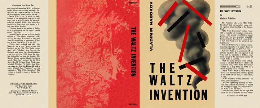 Item #20715 Waltz Invention, The. Vladimir Nabokov