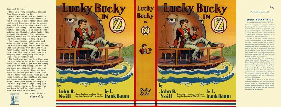 Item #20718 Lucky Bucky in Oz. John R. Neill