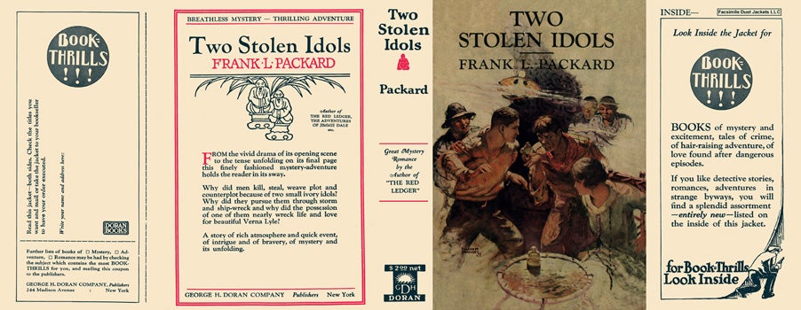 Item #20769 Two Stolen Idols. Frank L. Packard