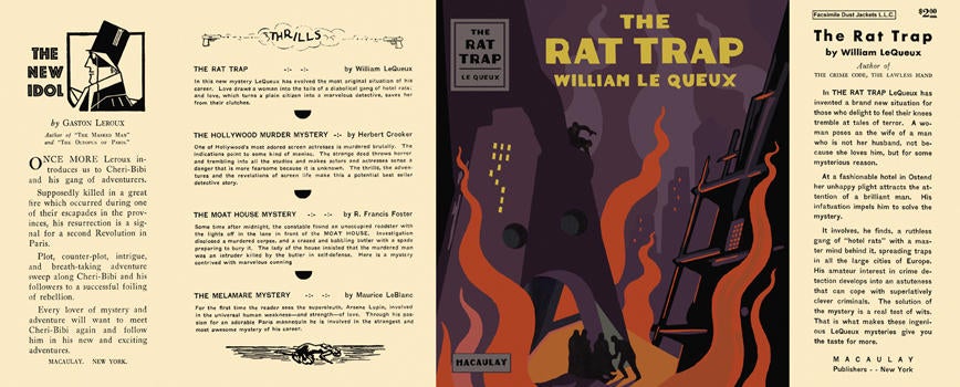Item #2078 Rat Trap, The. William Le Queux