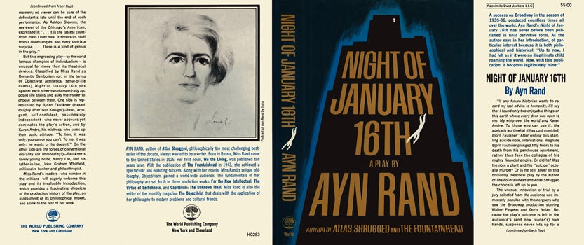 Item #20834 Night of January 16th. Ayn Rand
