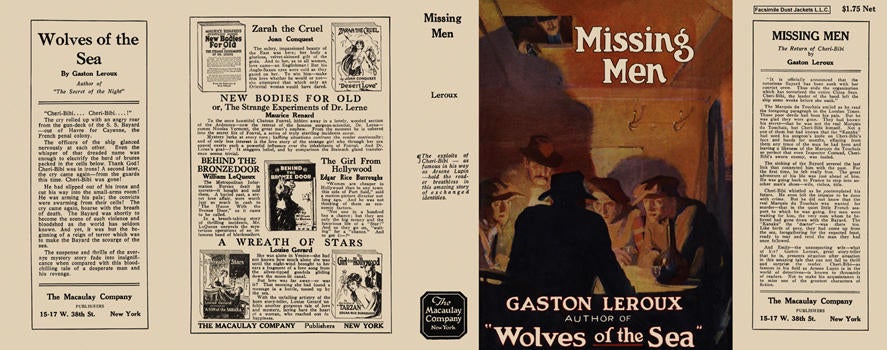 Item #2087 Missing Men. Gaston Leroux