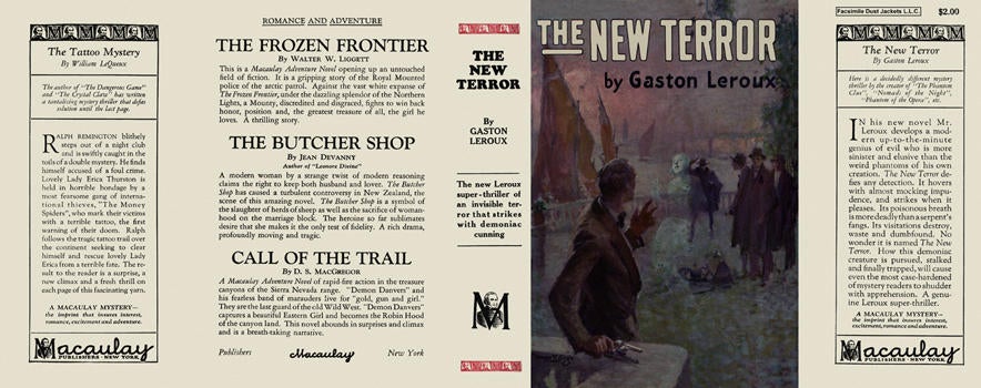 Item #2089 New Terror, The. Gaston Leroux