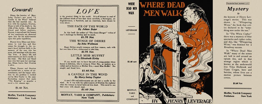 Item #2097 Where Dead Men Walk. Henry Leverage.