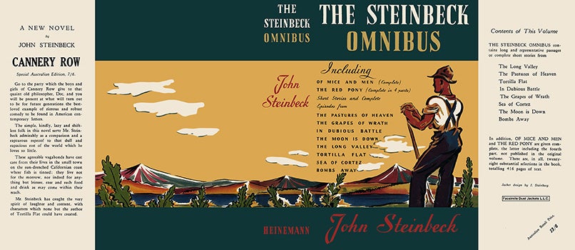 Item #21015 Steinbeck Omnibus, The. John Steinbeck.